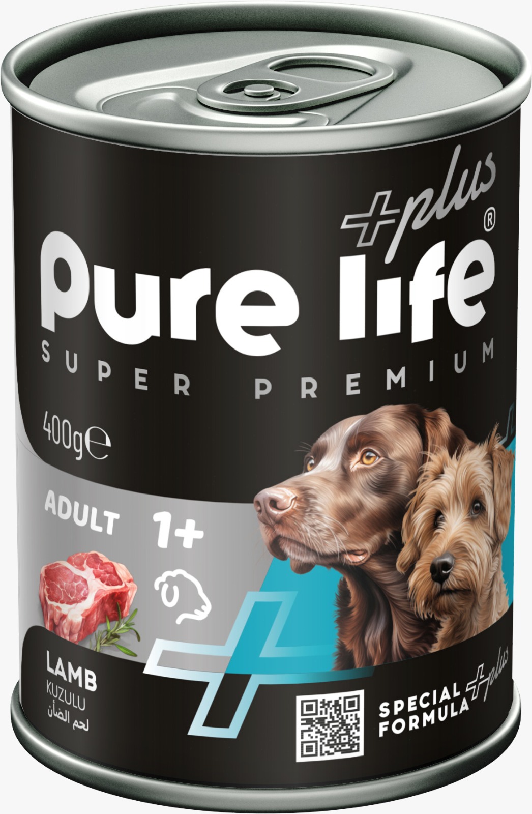 Pure Life Plus - Konserve - Köpek - 400 gr - Kuzulu